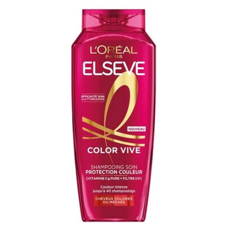 Champú L'Oréal Paris Elseve Color Vive para la protección del color, 300 ml