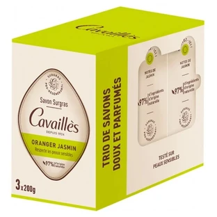 Sapone idratante all'arancia e al gelsomino Cavaillès, 3 x 200 g