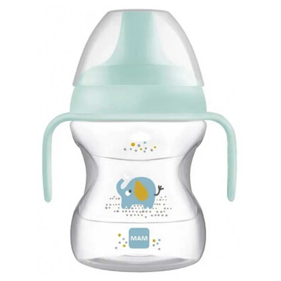 MAM „Ca un adult” – Cană cu mânere, 190 ml, de la 6 luni în sus