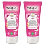 Weleda Love Harmonizing Duschcreme, 2er-Pack (je 200 ml)