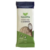 Rice rounds with 5 seeds, 56 g, Sanovita