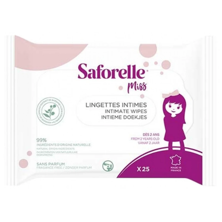 Saforelle Miss 25 Intimate Wipes