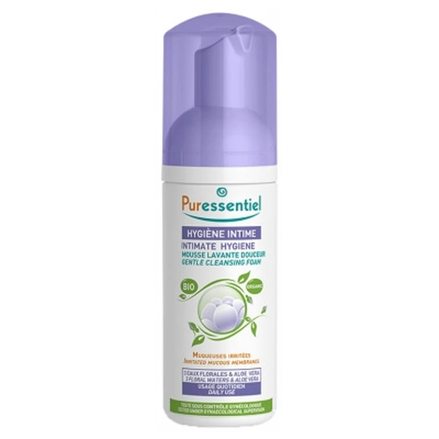 Puressentiel - Schiuma detergente delicata biologica per l'igiene intima 150 ml