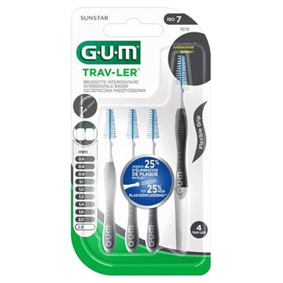 GUM Trav-Ler 4 interdentale borsteltjes