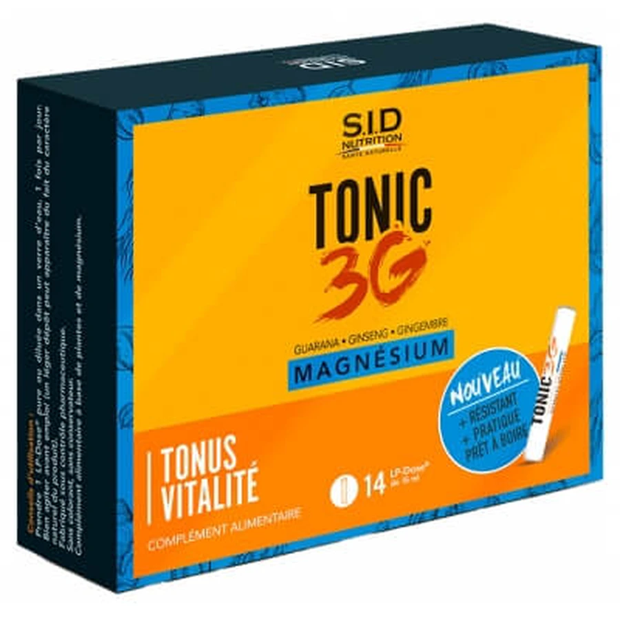 S.I.D Nutrition Tónico 3G Magnesio 14 dosis LP