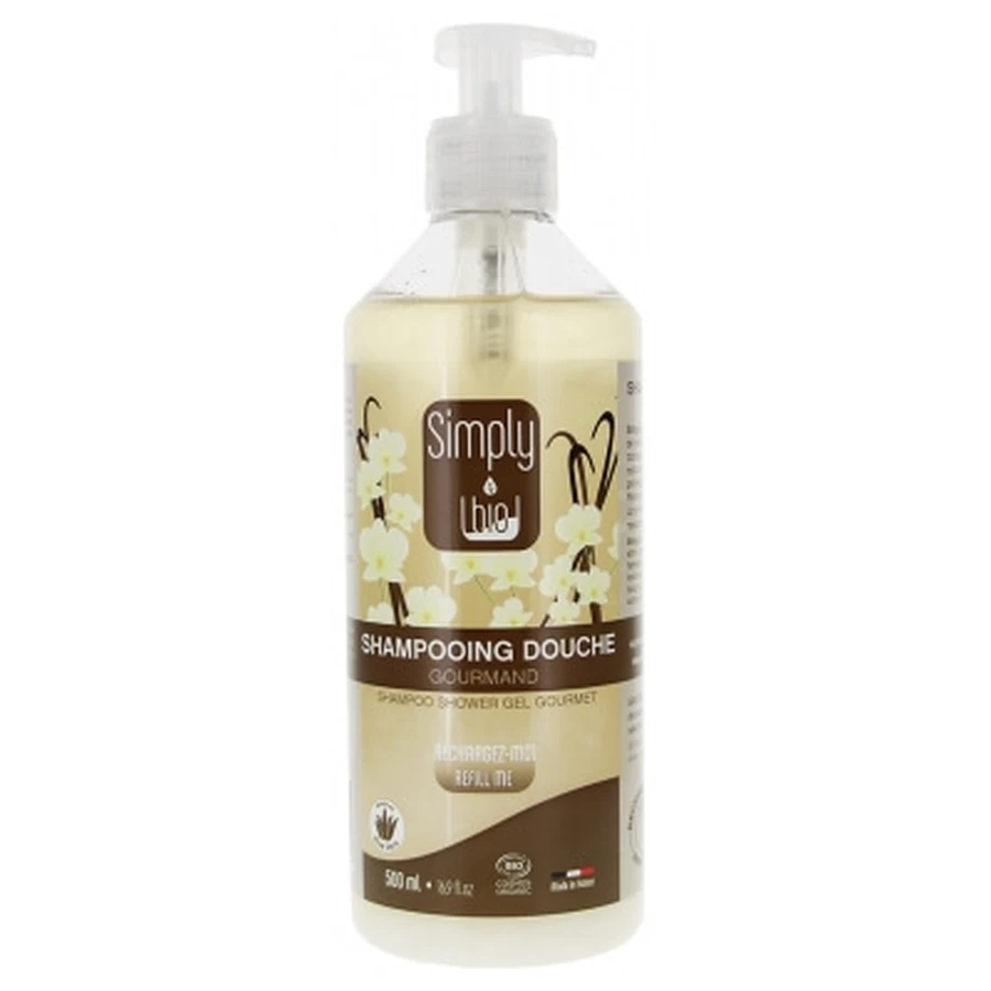 Simply Bio - Shampoo e bagnoschiuma biologici "Indulgent" 500 ml