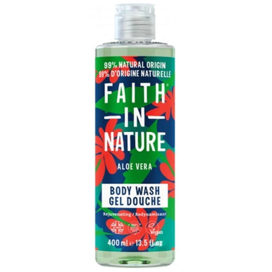 Faith In Nature Gel doccia all'aloe vera 400 ml