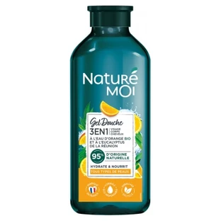 Naturé Moi 3-in-1 Organic Orange and Eucalyptus Shower Gel, 250 ml