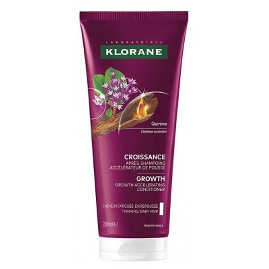 Klorane Creștere Balsam pentru păr cu chinina, care accelerează creșterea, 200 ml