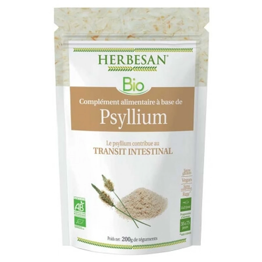 Psyllium ecológico de Herbesan, 200 g