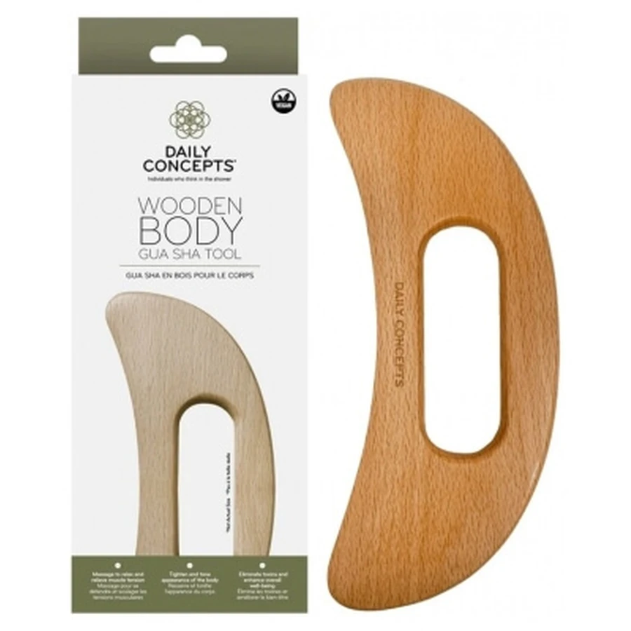 Daily Concepts Gua Sha aus Holz für den Körper