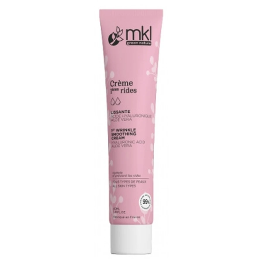 Crema alisadora ecológica MKL Green Nature para las primeras arrugas, 40 ml
