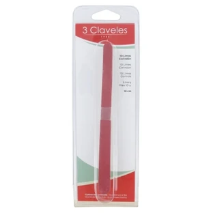 3 Claveles Corundum Nail Files, 18 cm, 10 Files