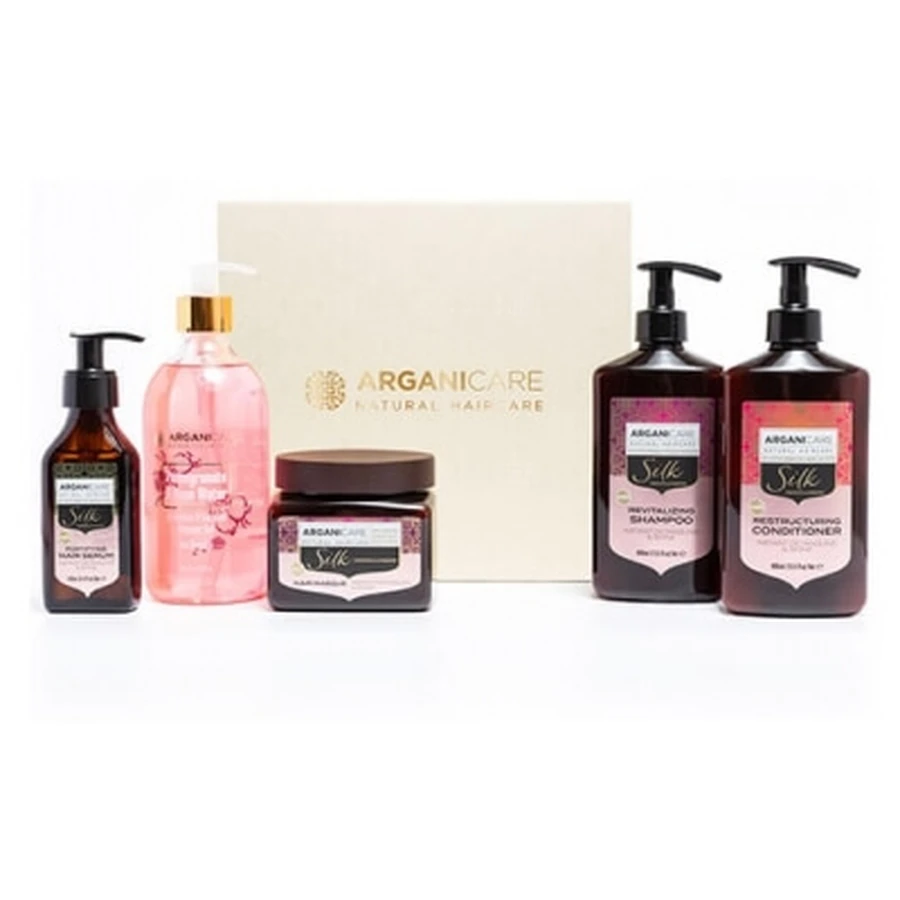 Arganicare Seidenprotein-Strahlkraft-Pflege-Set als Geschenk
