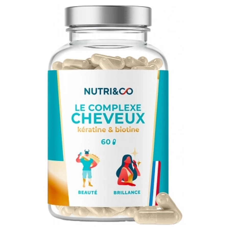 Nutri&Co Complexul pentru păr, 60 de capsule