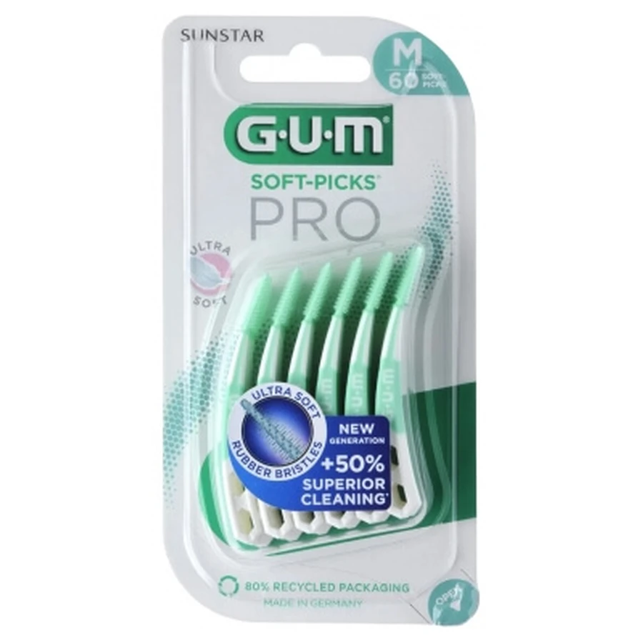 GUM Soft-Picks Pro, 60 unidades