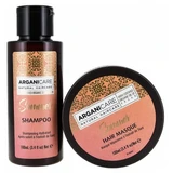 Arganicare Zomer After-Sun Hydraterende Shampoo met Tiare-extract 100 ml + Herstellend masker 100 ml