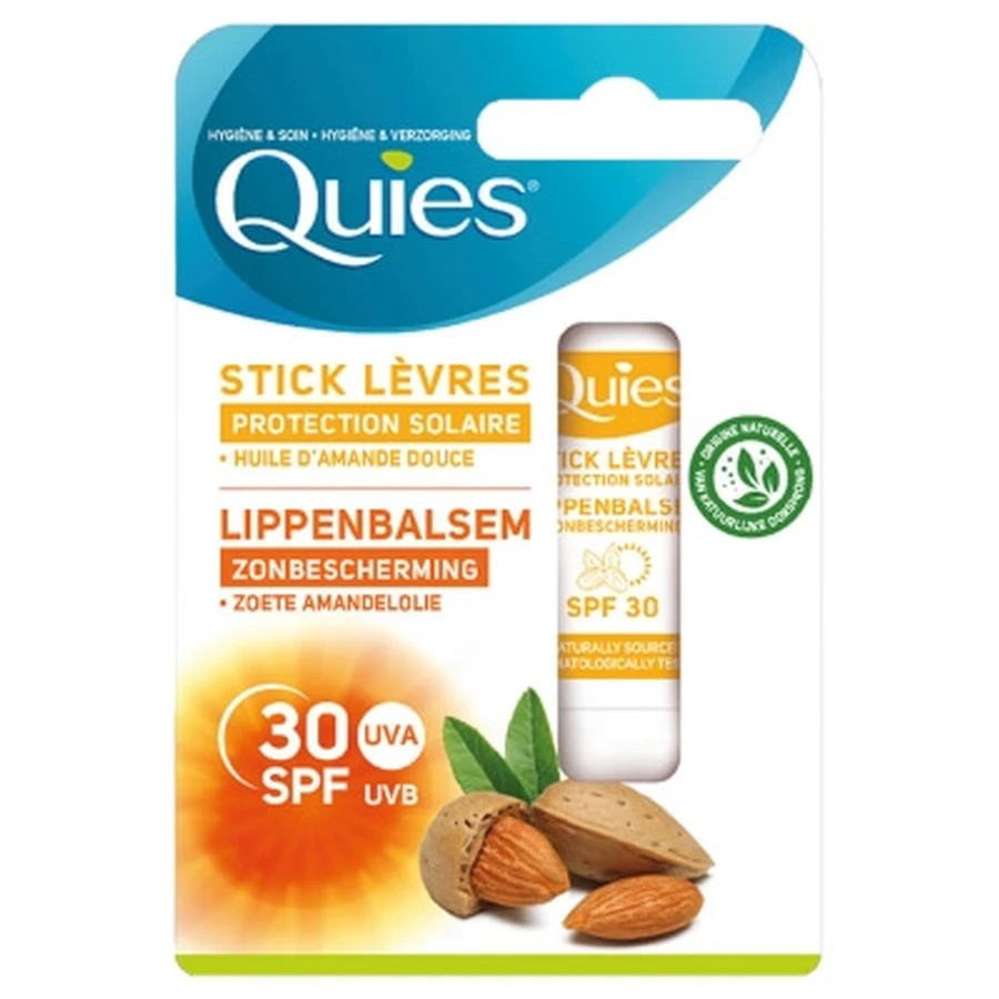 Quies Stick de buze cu protecție solară SPF30 4,5 g