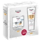 Eucerin Hyaluron-Filler + 3x Effect Tagescreme LSF 30, 50 ml + Hyaluron-Filler + Elasticity Handcreme gegen Pigmentflecken und gegen Hautalterung LSF 30, 75 ml