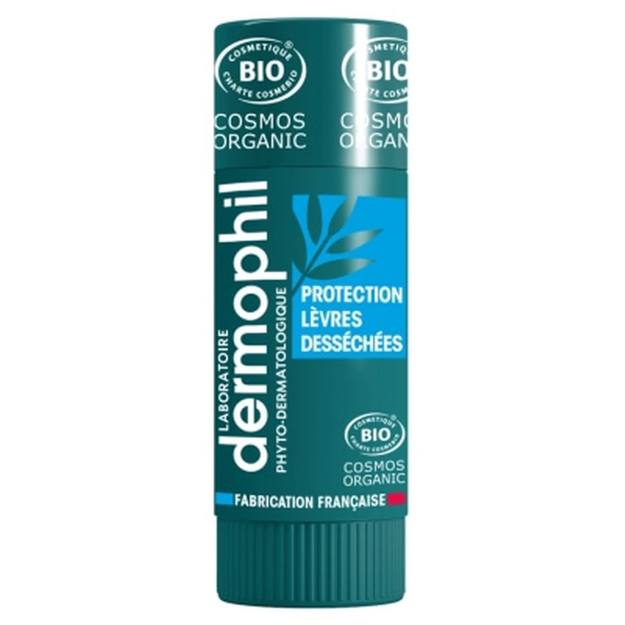 Dermophil Indien Organic Lip Balm for Dry Lips, 4 g