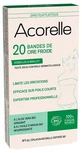 Acorelle Bandes de Cire Froide Aisselles & Maillot Bio 20 Bandes