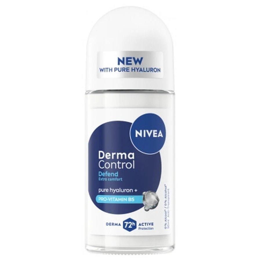 Nivea Derma Control Defend Déodorant Anti-Transpirant 72H Roll-On 50 ml