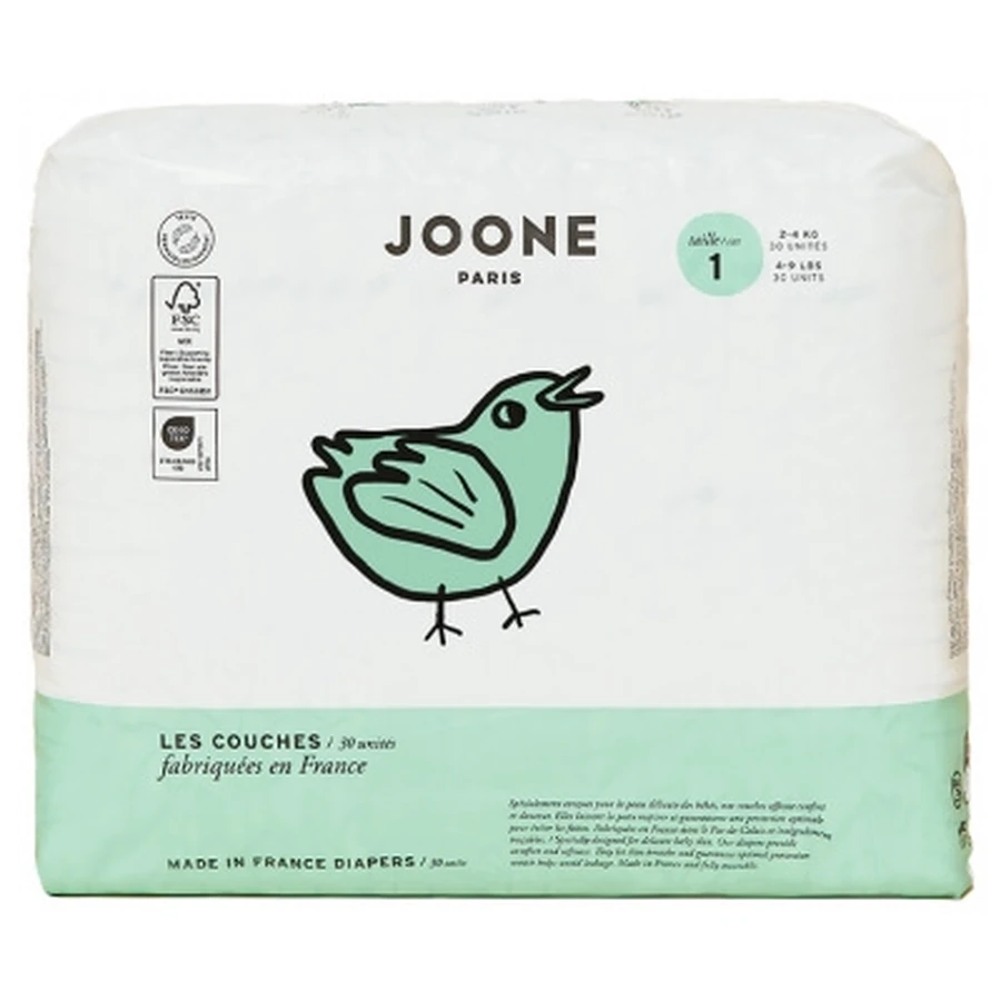 Joone-luiers, maat 1 (2–4 kg), 30 stuks