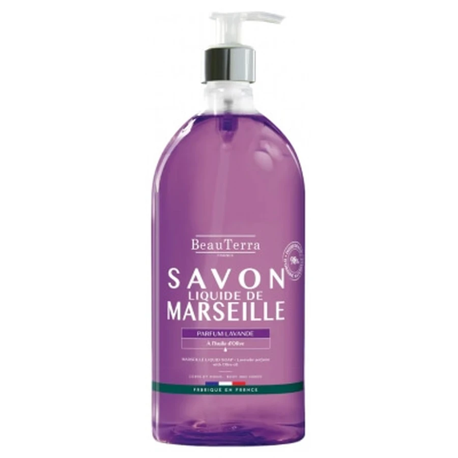 Jabón líquido de Marsella con lavanda de BeauTerra, 1 L