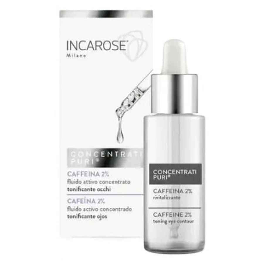Incarose Pure Solutions Koffein 2 % konzentriertes aktives Augenserum 15 ml