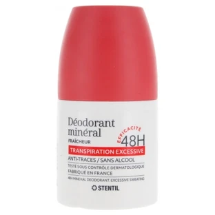 Stentil minerale deodorant voor frisheid en overmatig zweten, 48 uur bescherming, 50 ml