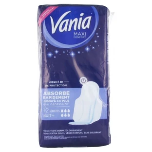 Vania Maxi Comfort Night+ 12 Binden