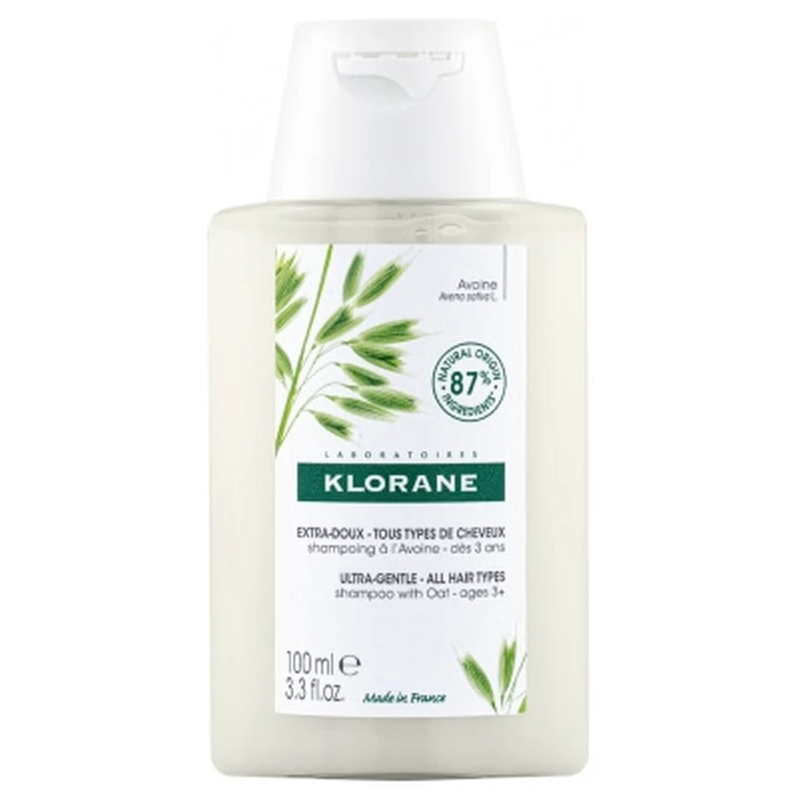 Klorane Extra-Doux - Pentru toate tipurile de păr Șampon cu ovăz 100 ml