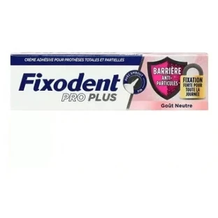 Crema adhesiva Fixodent Pro Plus de sabor neutro, 40 g