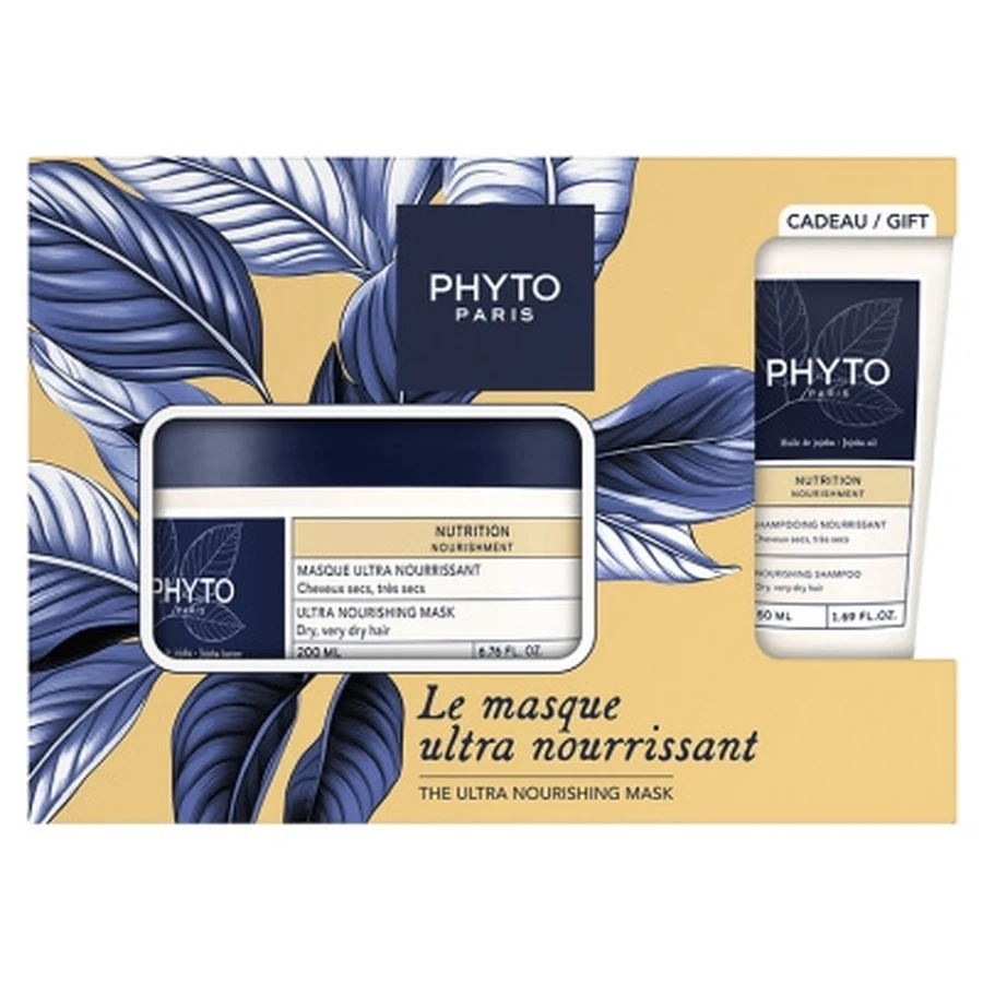 Mascarilla ultra-nutritiva Phyto Nutrition 200 ml + Champú nutritivo de regalo 50 ml