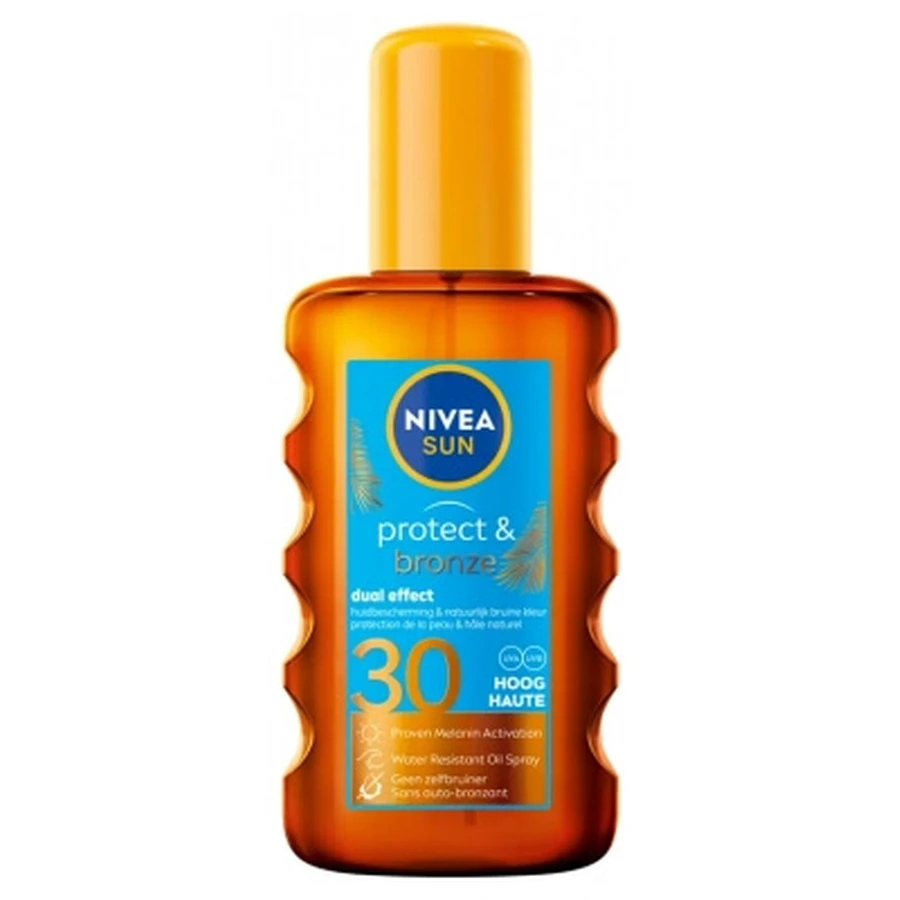 Nivea Sun Protect & Bronze Ulei solar uscat SPF30 200 ml