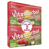 Vitascorbol Acerola 1000, Packung mit 2 x 30 Kautabletten