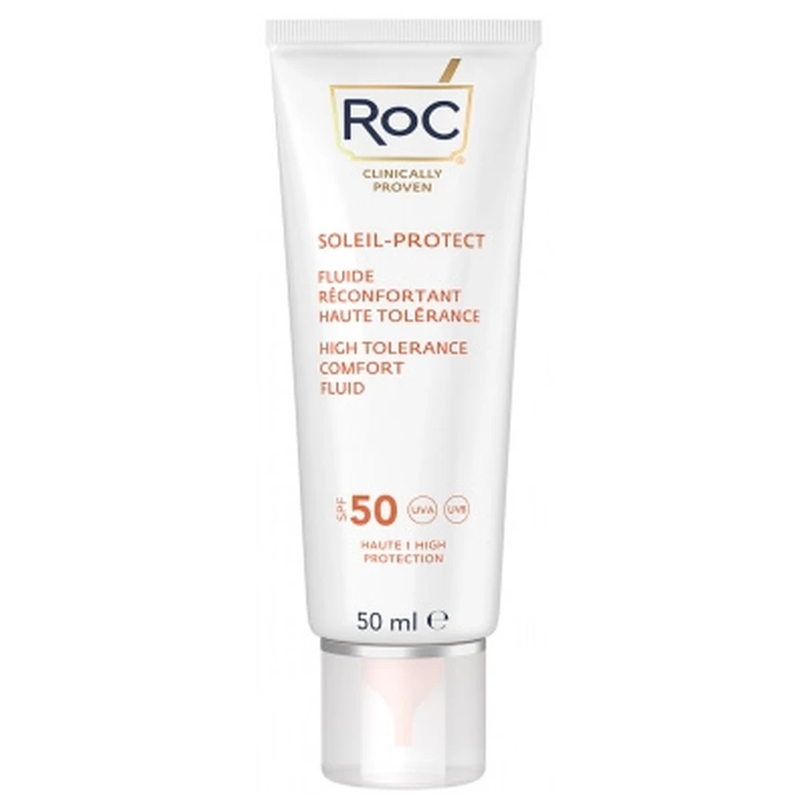 RoC Soleil-Protect Fluid reconfortant de înaltă toleranță SPF50 50 ml
