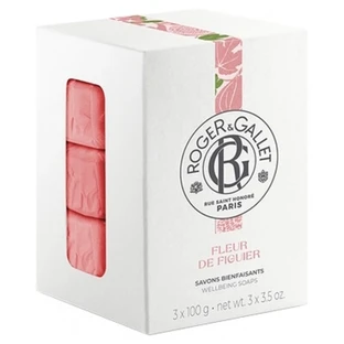 Roger & Gallet Fleur de Figuier – 3 săpunuri cu proprietăți benefice, câte 100 g fiecare