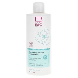 BcomBIO biologische sulfaatvrije shampoo en douchegel, 500 ml