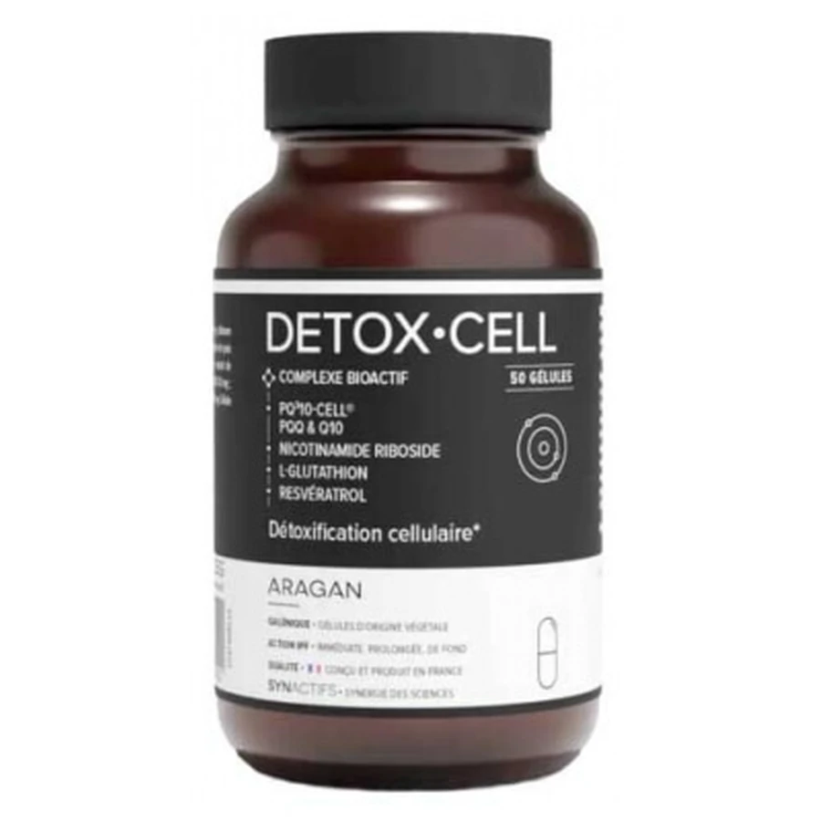 Aragan Synactifs DetoxCell, 50 cápsulas