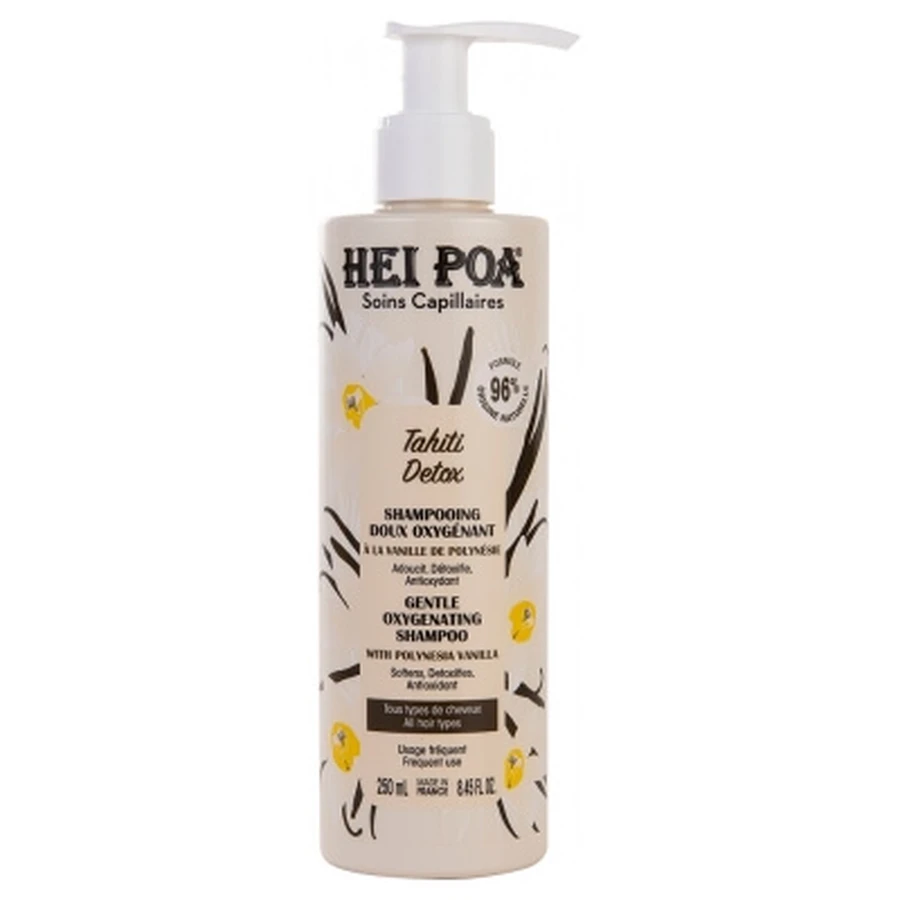 Champú oxigenante suave Hei Poa Tahiti Detox, 250 ml