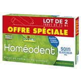 Boiron Homéodent Whitening Treatment with Chlorophyll, 2-Pack (75 ml each)