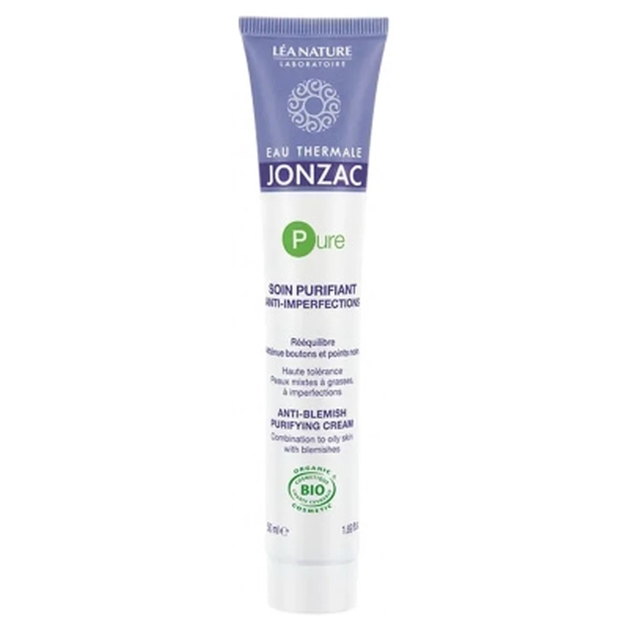 Apă termală Jonzac Pure – Tratament purificator bio împotriva imperfecțiunilor, 50 ml
