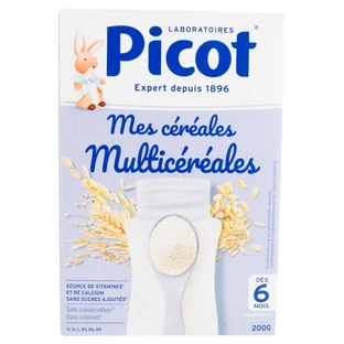 Picot My Multigrain-ontbijtgranen, voor baby’s vanaf 6 maanden, 200 g