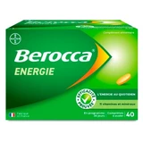 Berocca Energy Multivitamins and Minerals, 40 Swallowable Tablets