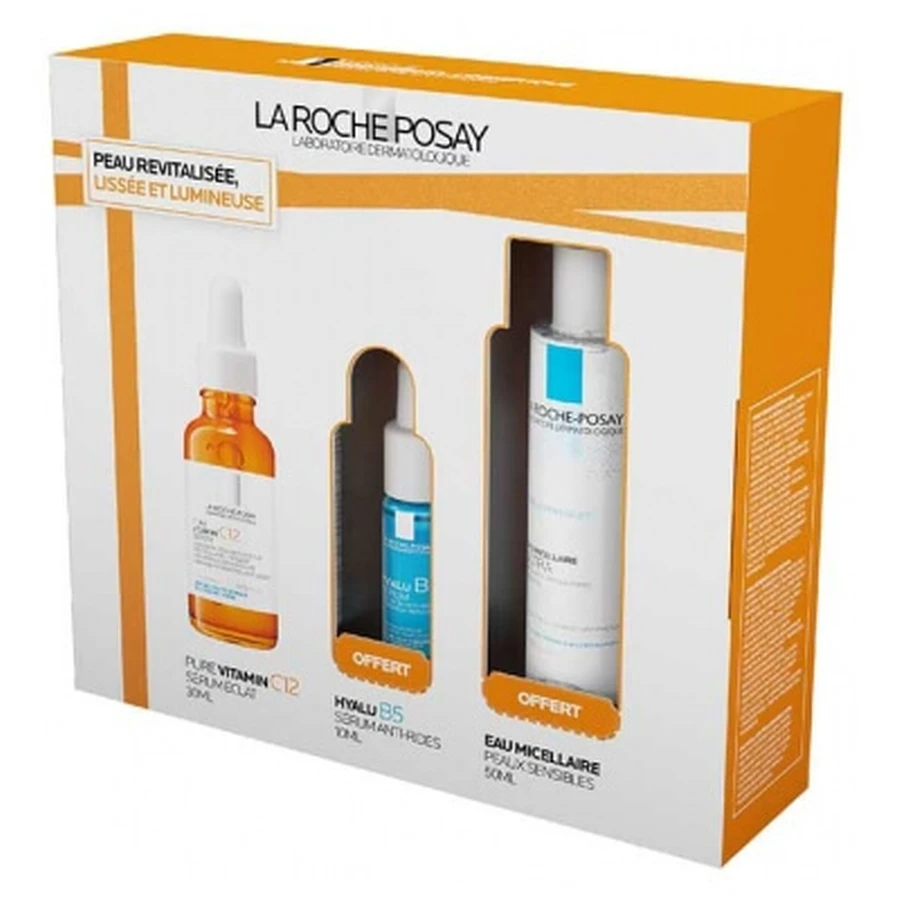 La Roche-Posay Pure Vitamin C12 Ser antirid 30 ml + Rutina pentru piele revitalizată cadou