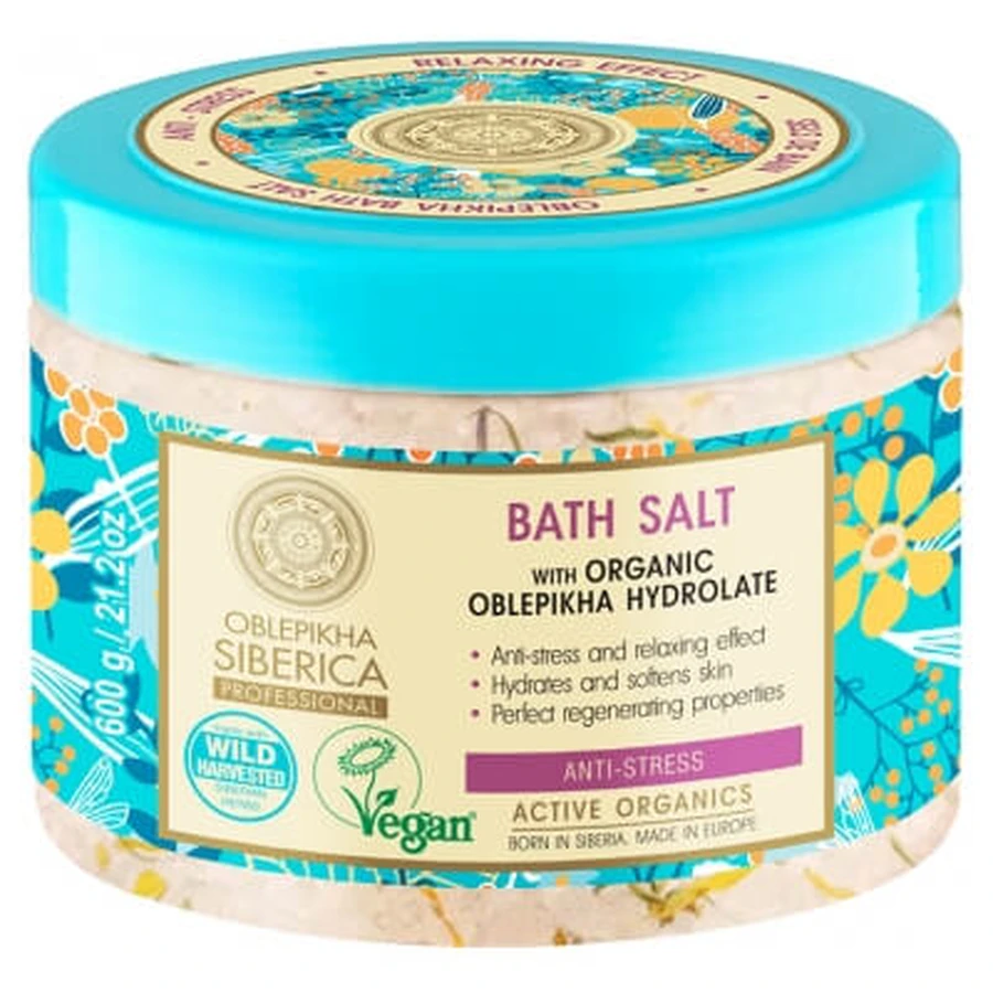 Natura Siberica Sels de Bain Anti-Stress 600 g