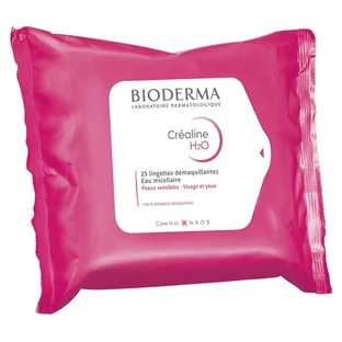 Bioderma Créaline H2O Salviette dermatologiche, 25 salviette