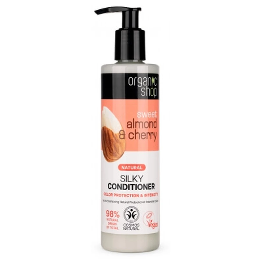 Organic Shop Natuurlijke conditioner voor kleurbehoud en intensiteit, amandel en kers, 280 ml