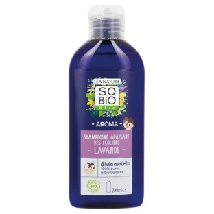 Léa Nature SO BIO étic Aroma Kalmerende Shampoo voor schoolkinderen, biologische lavendel, 200 ml